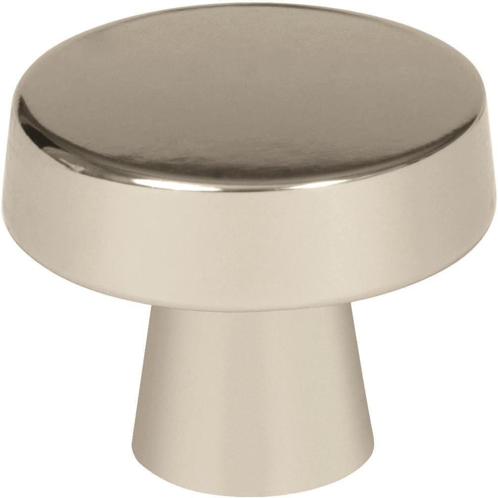 Amerock Blackrock 1-5/8 inch (41mm) Diameter Polished Nickel Cabinet Knob