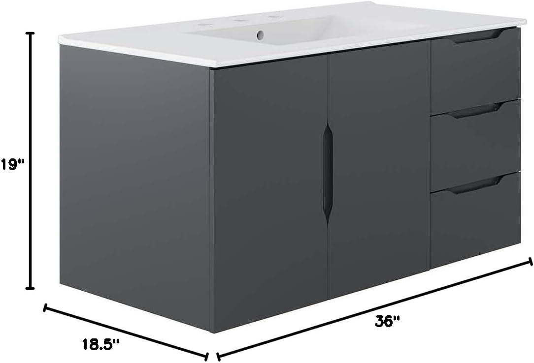 Modway Vitality 36" Bathroom Vanity