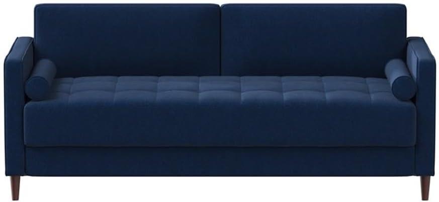 LifeStyle Solutions Jareth Sofa in Navy Blue Fabric Upholstery