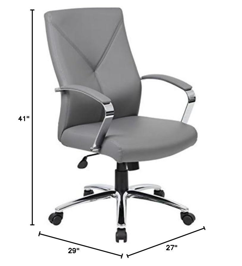 Boss Office Products Leather Conference Chair