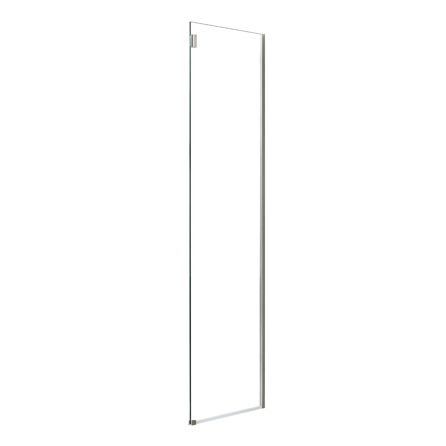 OVE Decors Bel Soft Close Stainless Steel 3-Piece 32-in x 48-in x 81-in Base/Door Corner Shower Kit