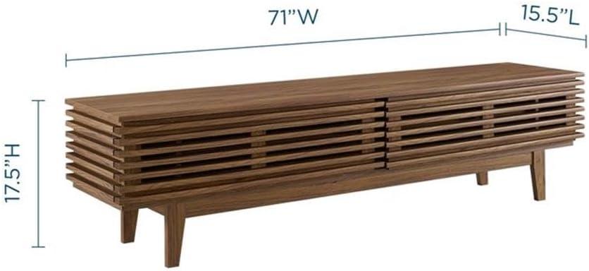 Render 71" TV Stand Walnut