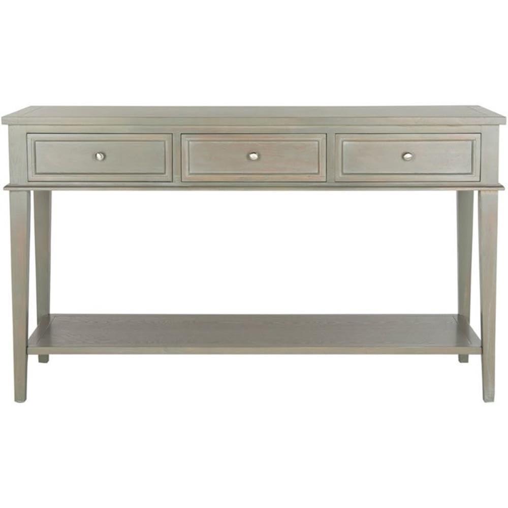 Manelin Console - AMH6641C - Gray - Safavieh Couture