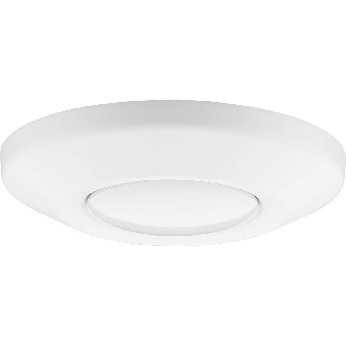 Progress Lighting, Intrinsic Collection, 1-Light Surface Mount, Satin White, Eyeball Downlight