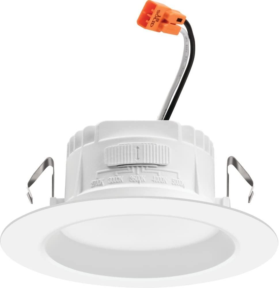 4'' Selectable Color Temperature Dimmable Air-Tight LED Retrofit Recessed Lighting Kit