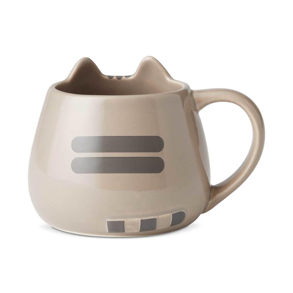 Enesco Pusheen Sculpted Cat Mug 4in H