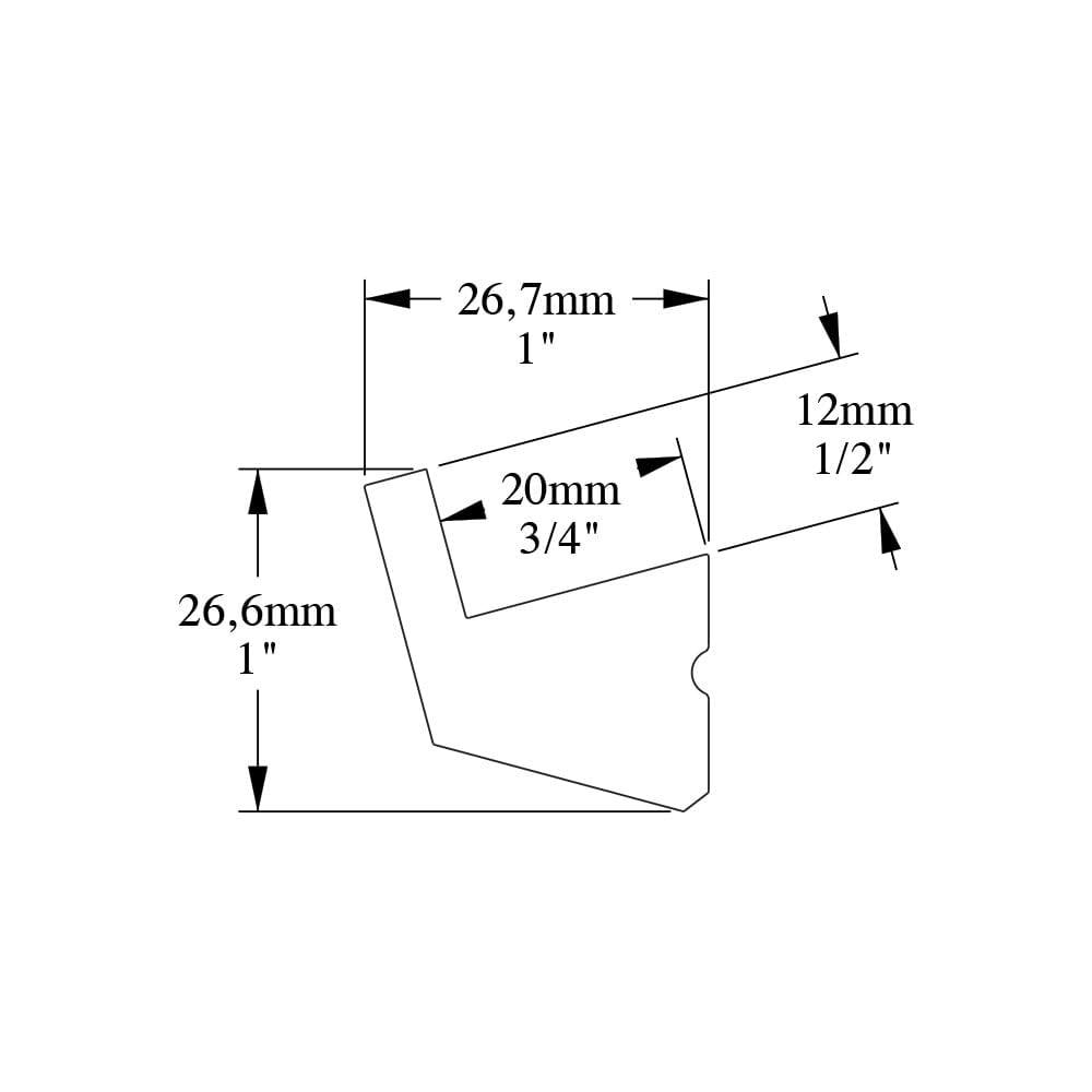 Orac Decor 1'' H x 78.75'' W x 1'' D Plastic Crown (Set of 11)
