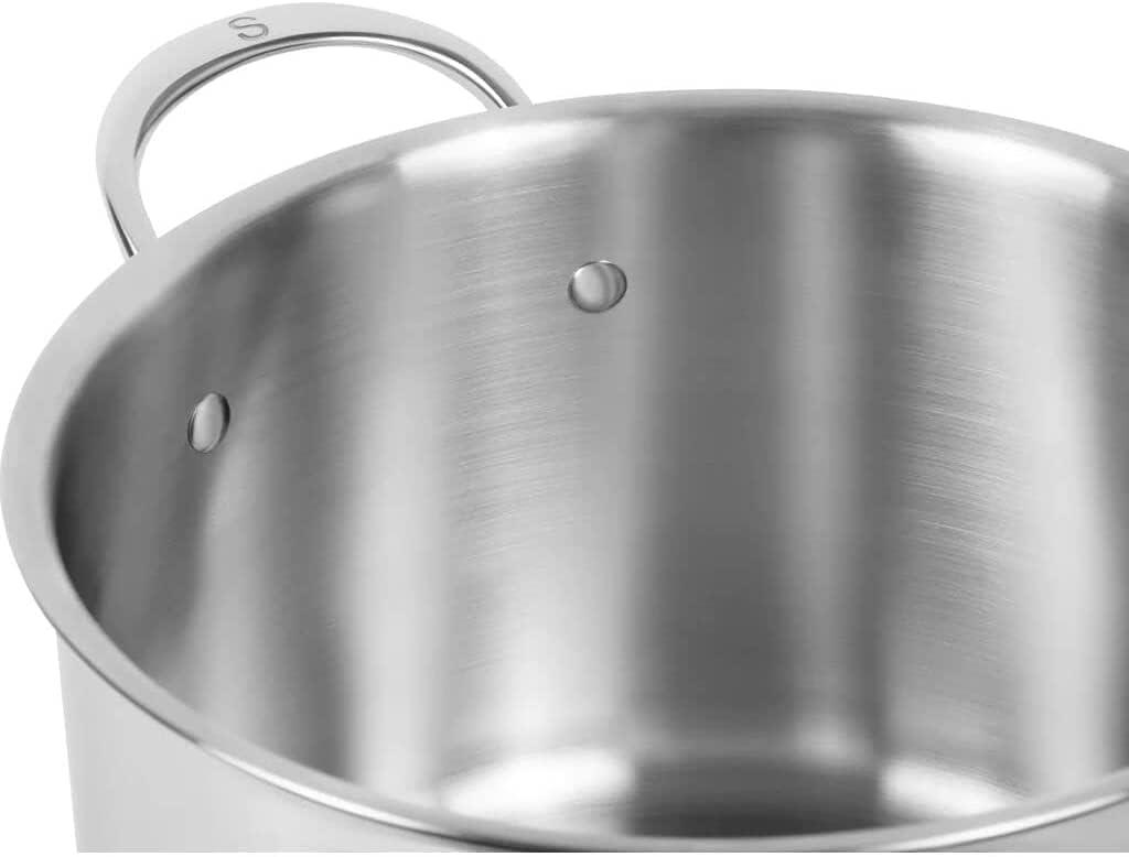 Sardel Sardel 8 Quarts Stainless Steel Stock Pot