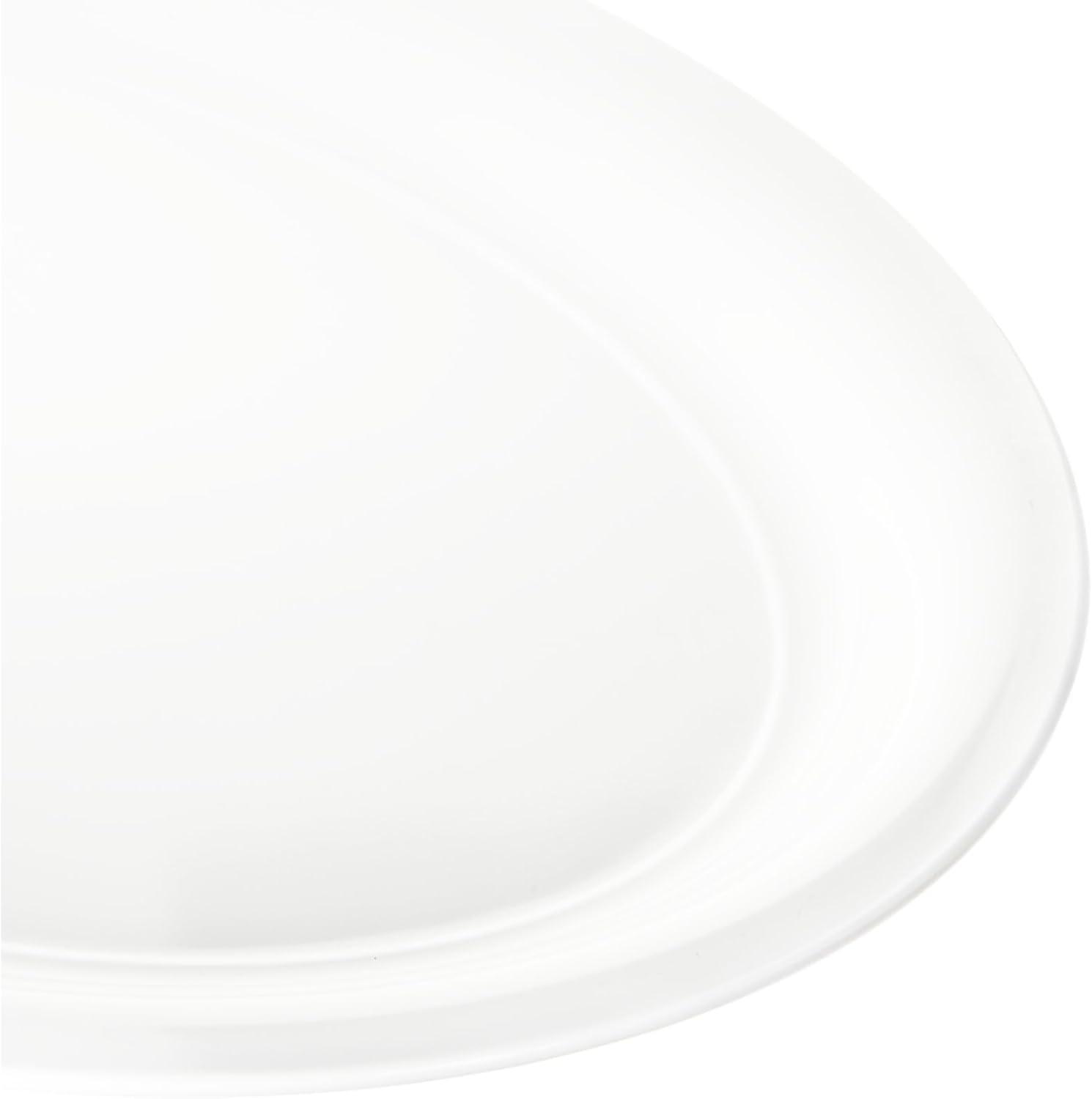 Carlisle 4384002 21 x 15" White Catering Platter"