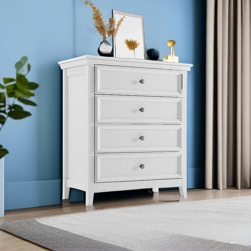 Drawers Dresser for Bedroom White - 5-drawer