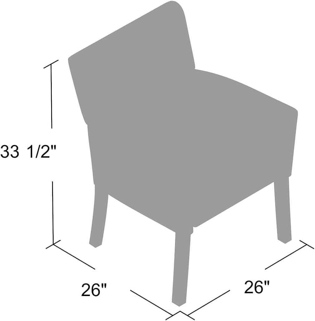 Executive Box Armchair Black - Boss Office Products: Ergonomic, Vinyl Upholstery, Wood Legs, Fixed Height