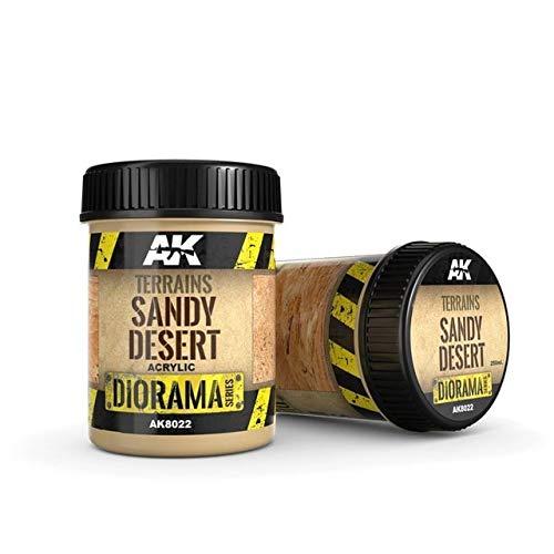 AK-Interactive Terrains Sandy Desert -250ml (Acrylic) New