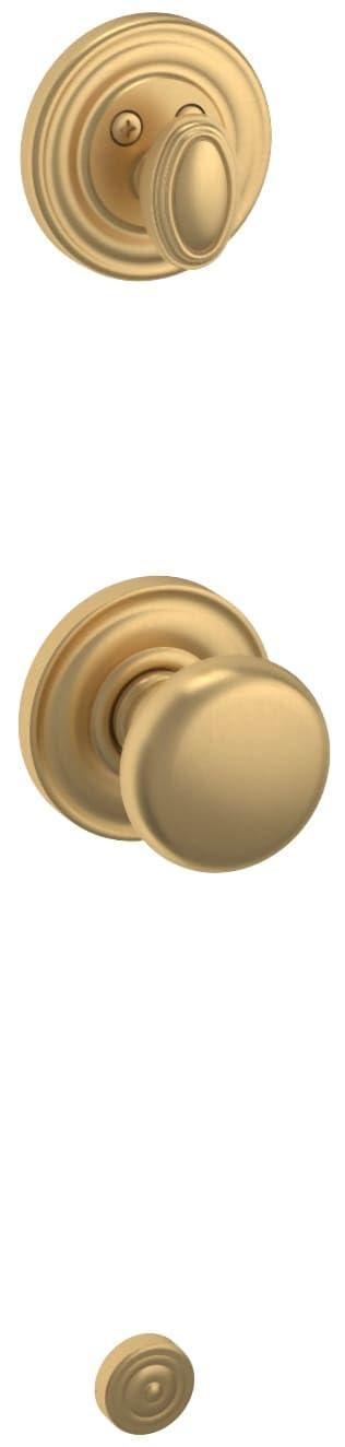 Madison Single Cylinder Handleset with Classic Interior Lever