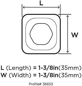 Amerock Glacio Square Cabinet or Furniture Knob