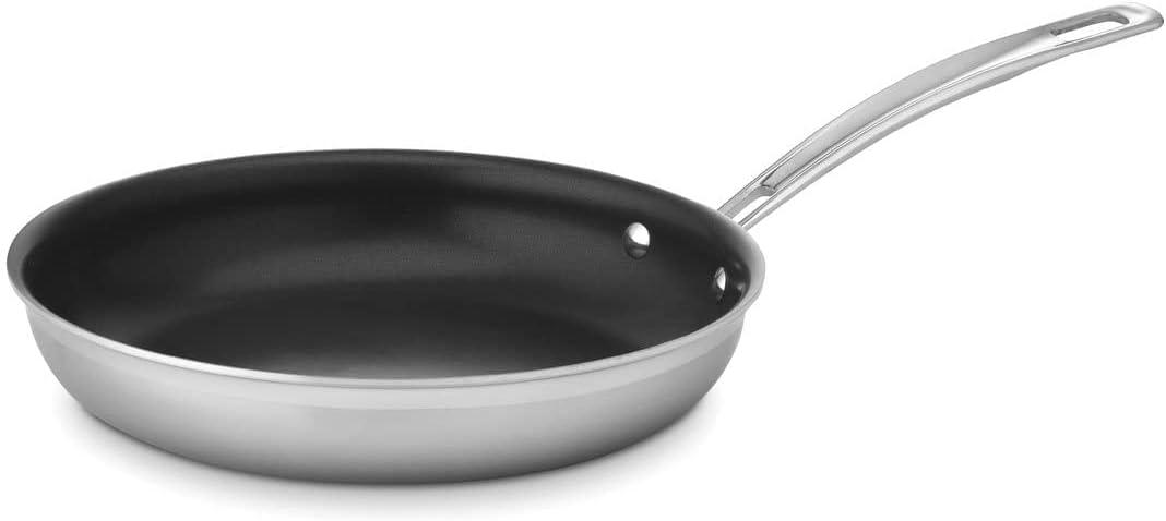 Cuisinart 10-Inch Non-Stick Stainless Steel Skillet