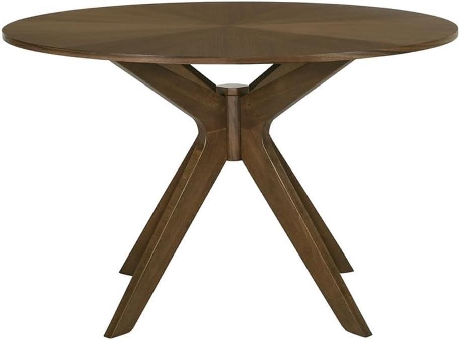 Wynden Standard Height Dining Table Walnut - Picket House Furnishings: Mid-Century, Tapered Legs, Seats 4