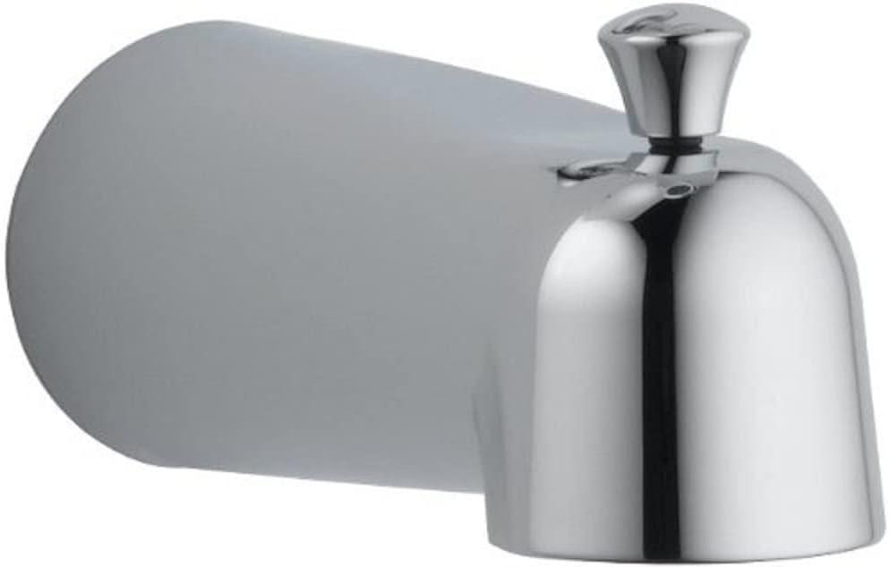 Universal Chrome 6" Wall Mounted Tub Spout with Diverter