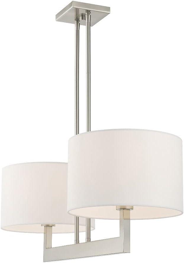 Livex Lighting Hayworth 2 - Light Chandelier in  Brushed Nickel