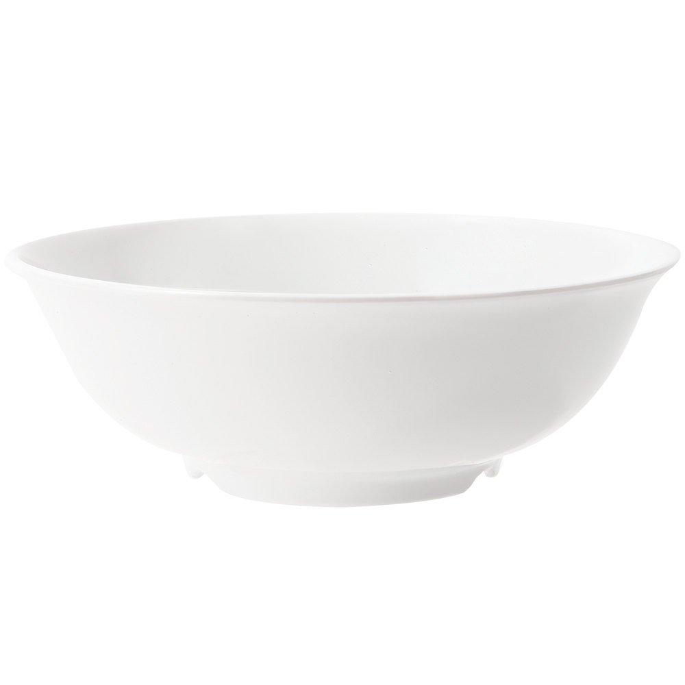White 24 oz. Plastic Salad and Soup Bowl Set