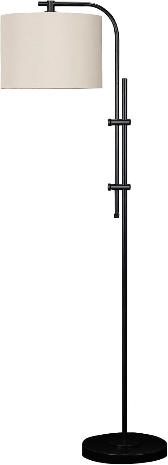 Baronvale Metal Floor Lamp Brass - Signature Design by Ashley: Adjustable Arm, UL Listed, 100W, Modern Style