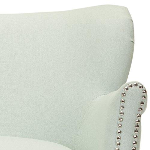 Jenny Arm Chair - MCR4543 - Robins Egg Blue - Safavieh