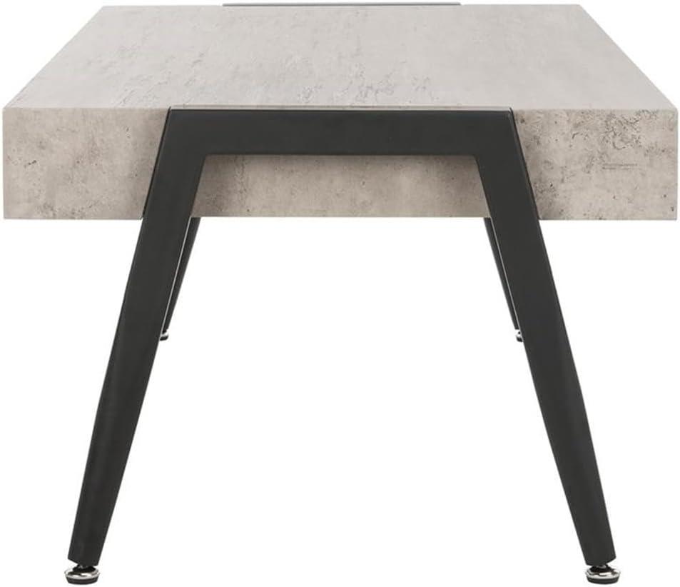 Cameron Coffee Table - Light Grey/Black - Safavieh