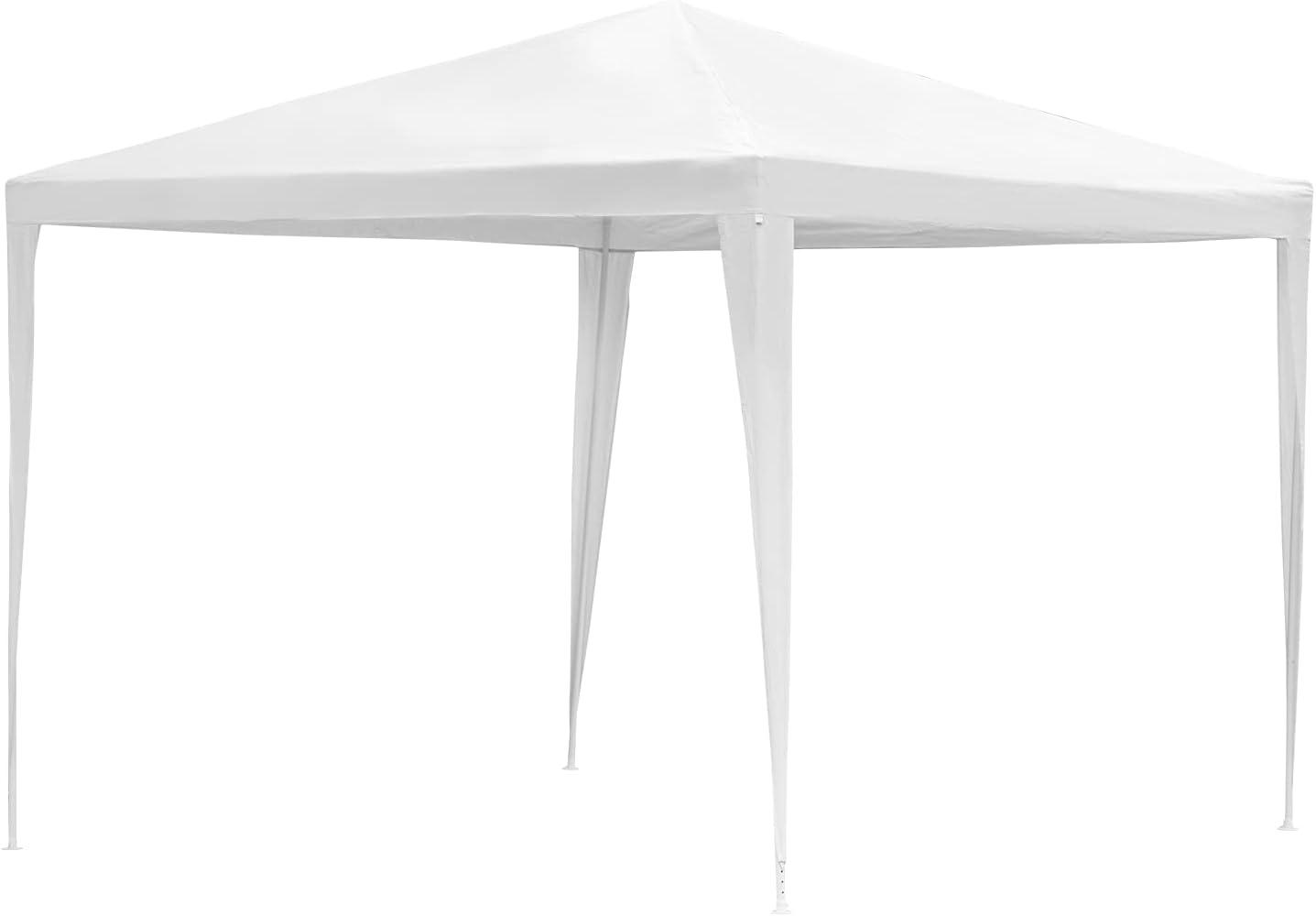 10'x10' Canopy Tent Outdoor Canopy Party Wedding Tent Gazebo for Wedding Party,White