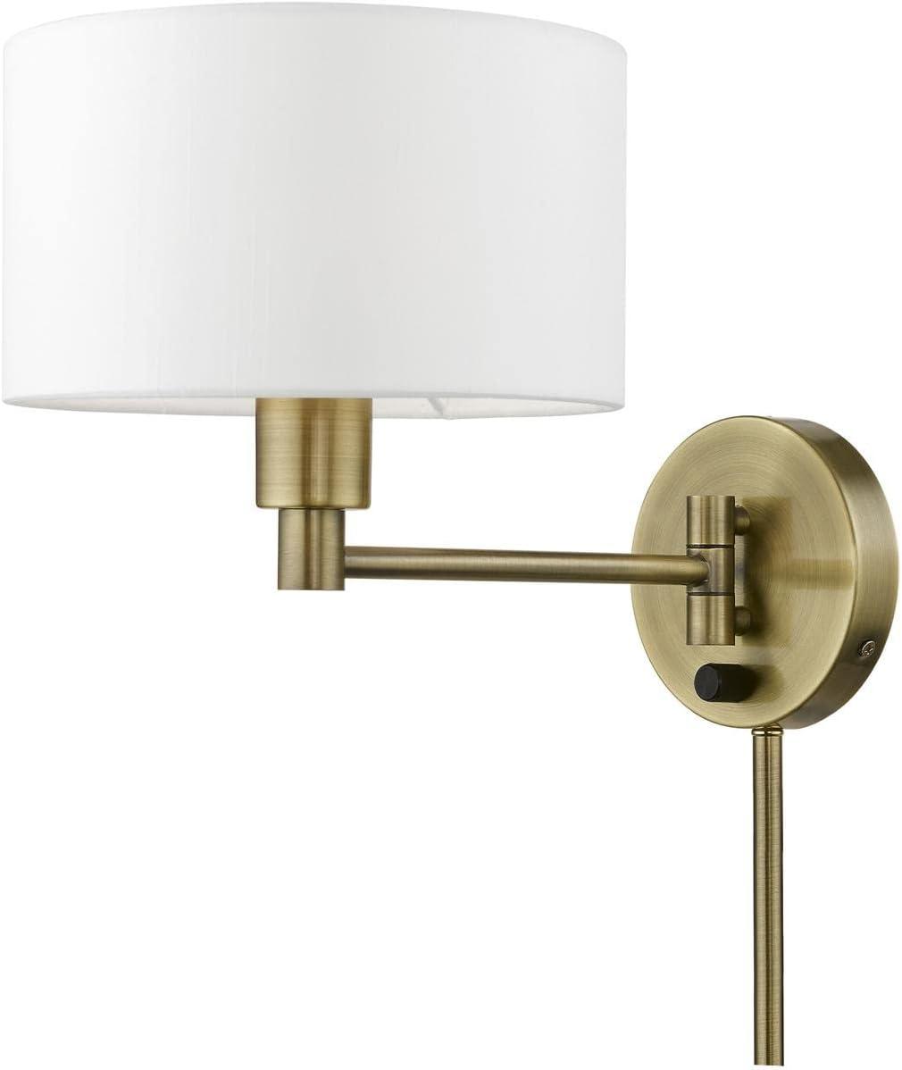 Livex Lighting 1 - Light Wall Light in  Antique Brass