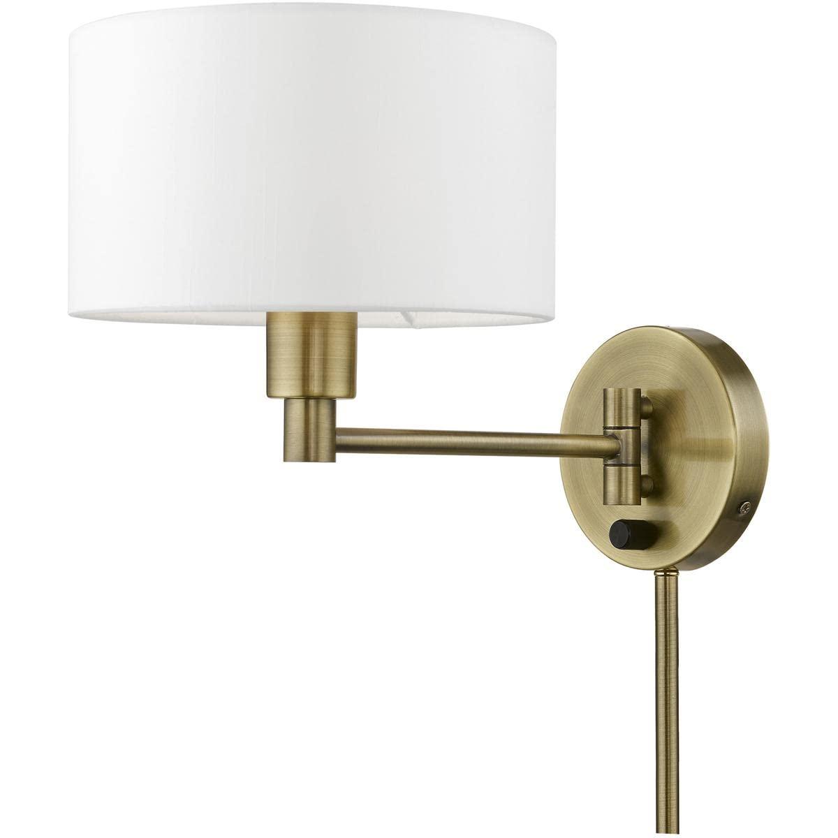Livex Lighting 1 - Light Wall Light in  Antique Brass