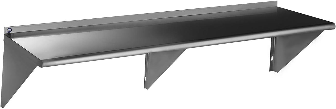 GRIDMANN NSF Stainless Steel Wall-Mount Shelf by Latitude Run