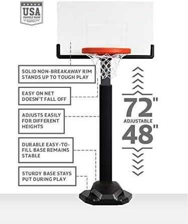 Huplay Pro Adjustable Basketball Set