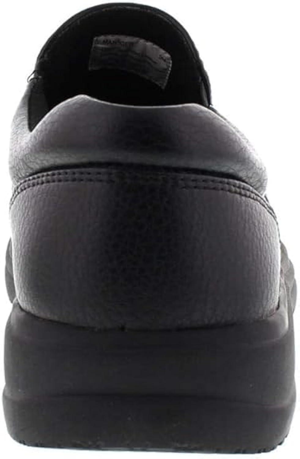 Deer Stags Men's Manager Slip-Resistant Workwear Loafer - Black - 16 Wide