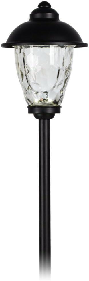 Concord Black LED Pathway Light with Clear Glass