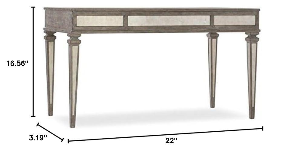 Hooker Furniture Rustic Glam Solid Wood Top Writing Desk