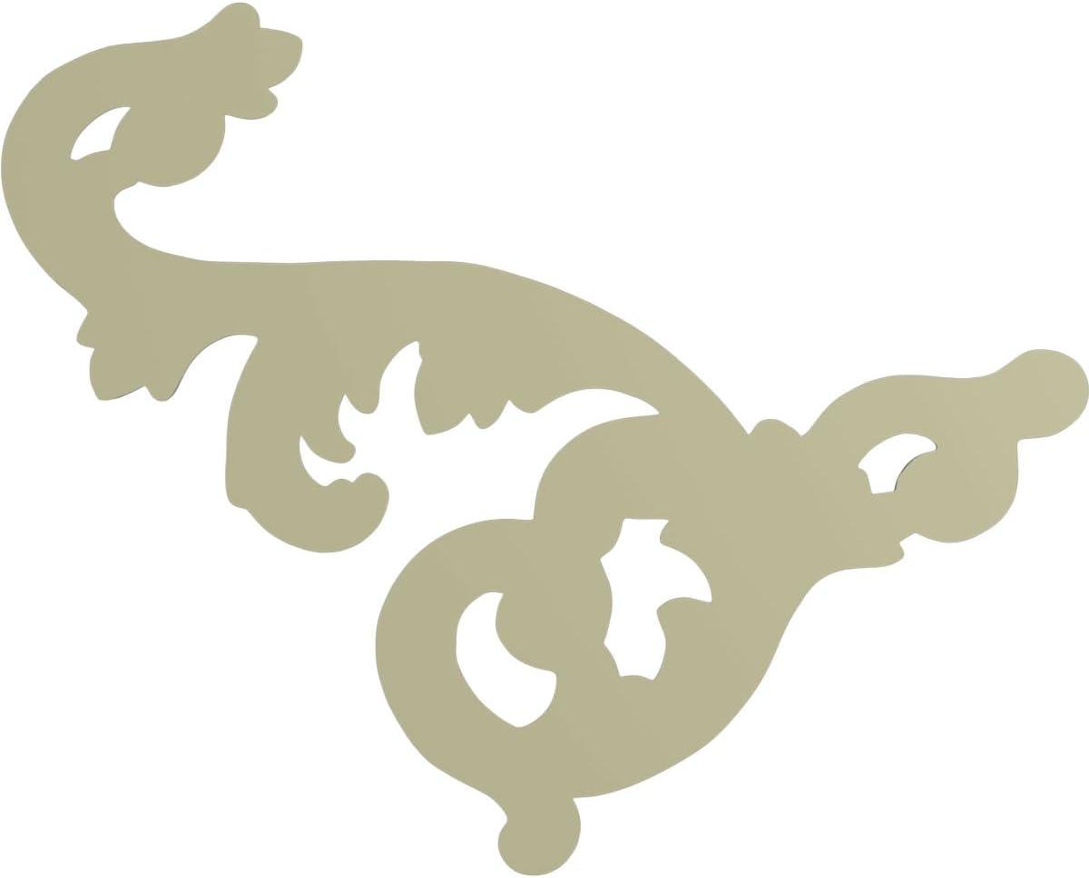 Ekena Millwork Edwards 19.625'' H x 15.75'' W x 1.375'' D Urethane Onlay Scroll