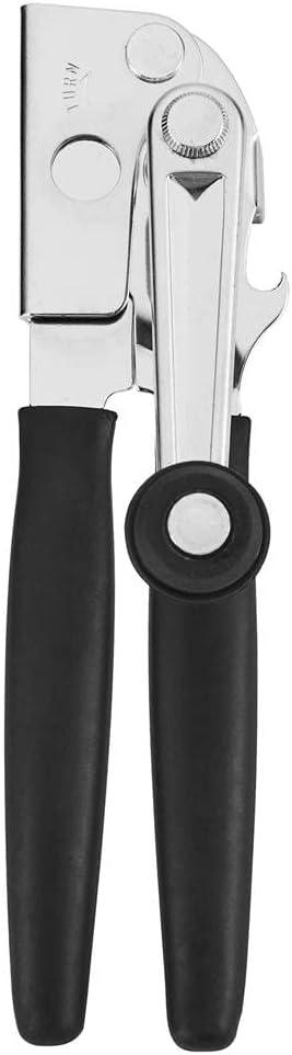 Heavy Duty Stainless Steel Manual Can Opener with Ergonomic Handle