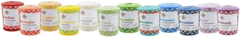 Seeking Balance Relieve Eucalyptus Menthol Scented Votive Candle