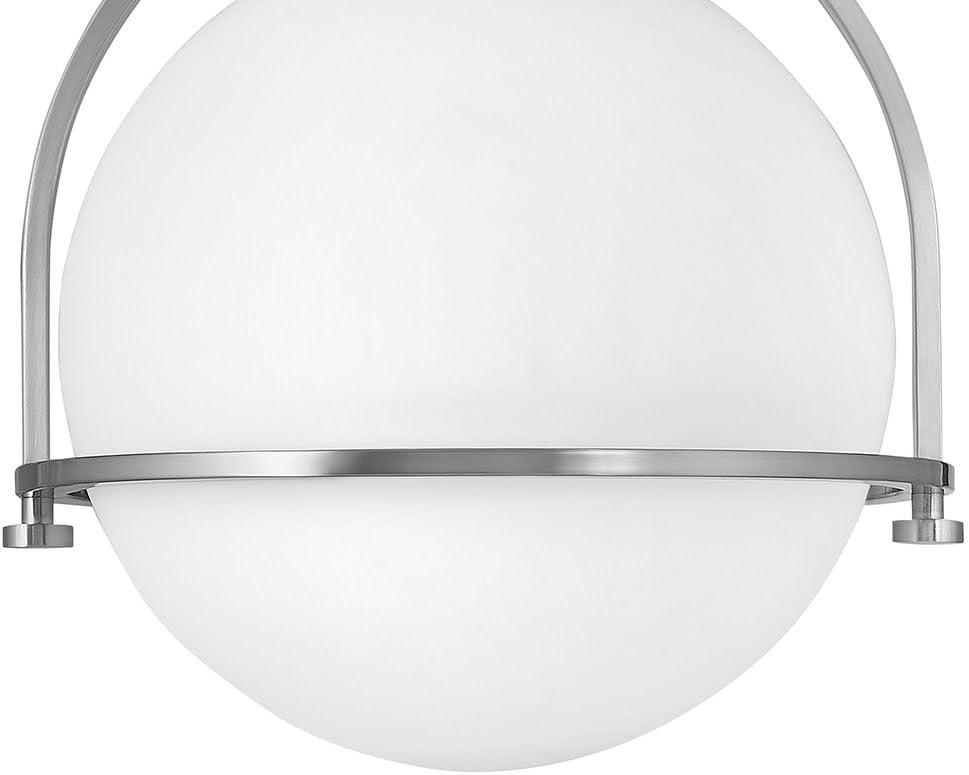 McCormick Hand Blown Glass Semi Flush Mount