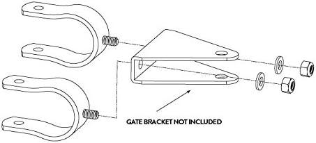 Ghost Controls AXTB Tube Gate Bracket
