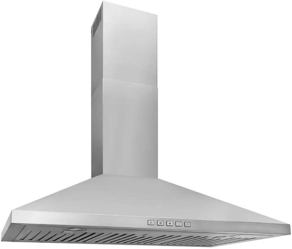 Broan 36" Classic Pyramid Chimney Hood, 450 CFM, LED