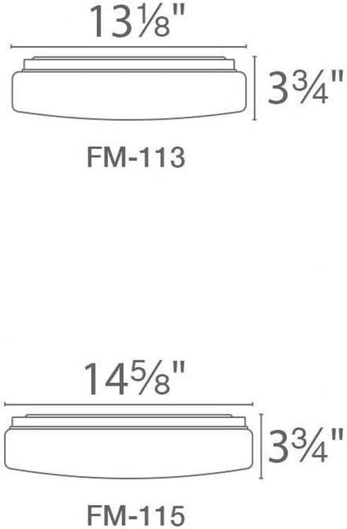 Acrylic LED Flush Mount