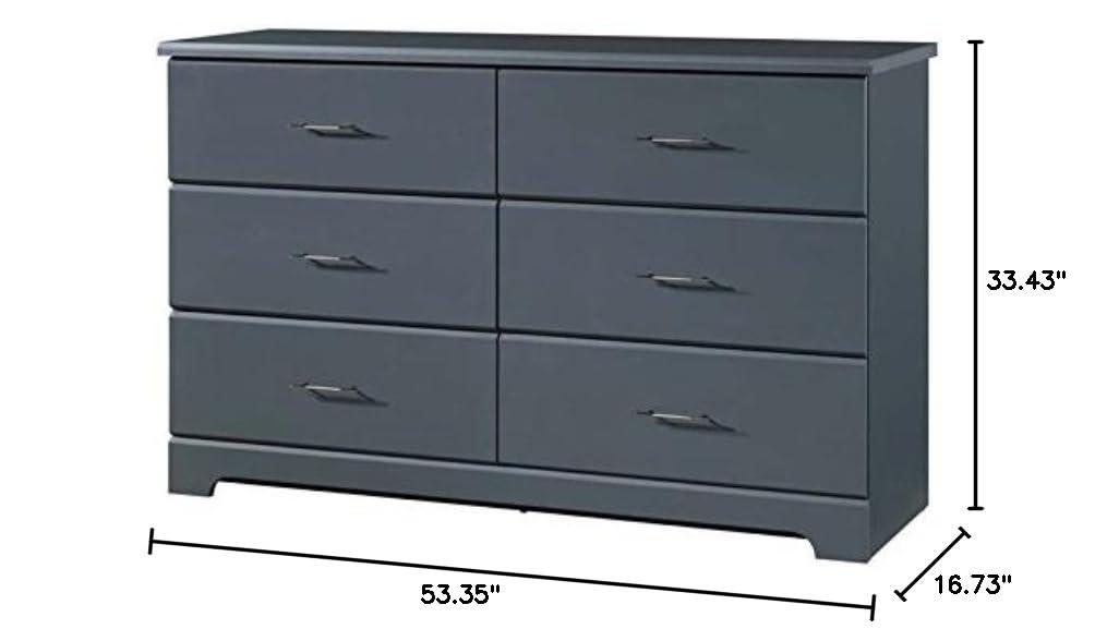 Brookside 6 Drawer Double Dresser