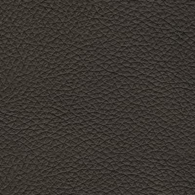 Belziani Brown Leather Match Contemporary Ottoman