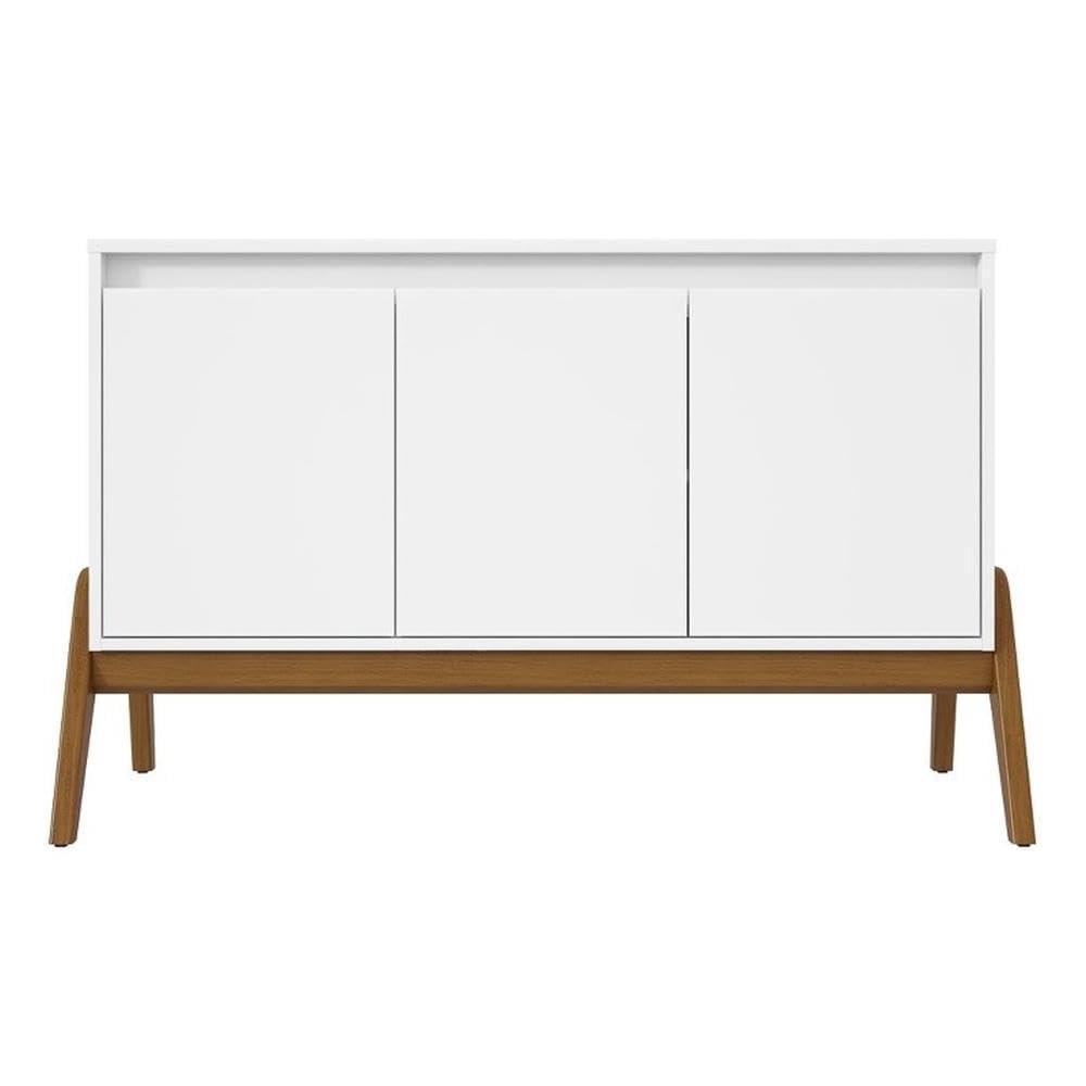 Manhattan Comfort Jernya 49" Sideboard with 4 Shelves in White