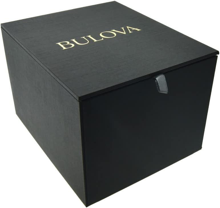 Bulova Men Frank Lloyd Wright Hollyhock House Stainless Steel 3-Hand Quartz, Brown Leather Strap and Green Dial Style: 96A286