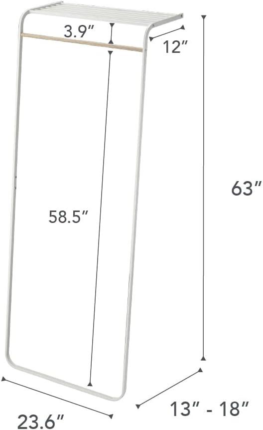 Yamazaki Home Coat Hanger, One Size, White