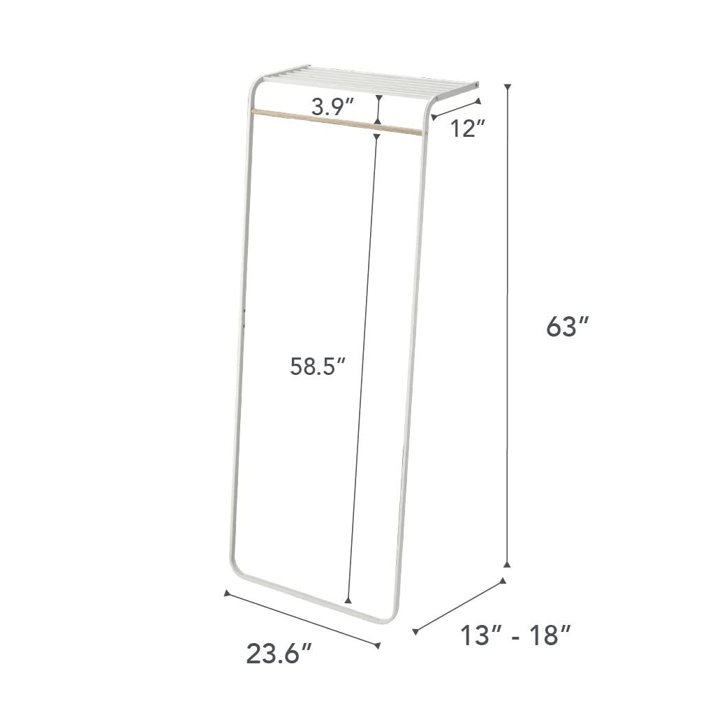 Yamazaki Home Coat Hanger, One Size, White