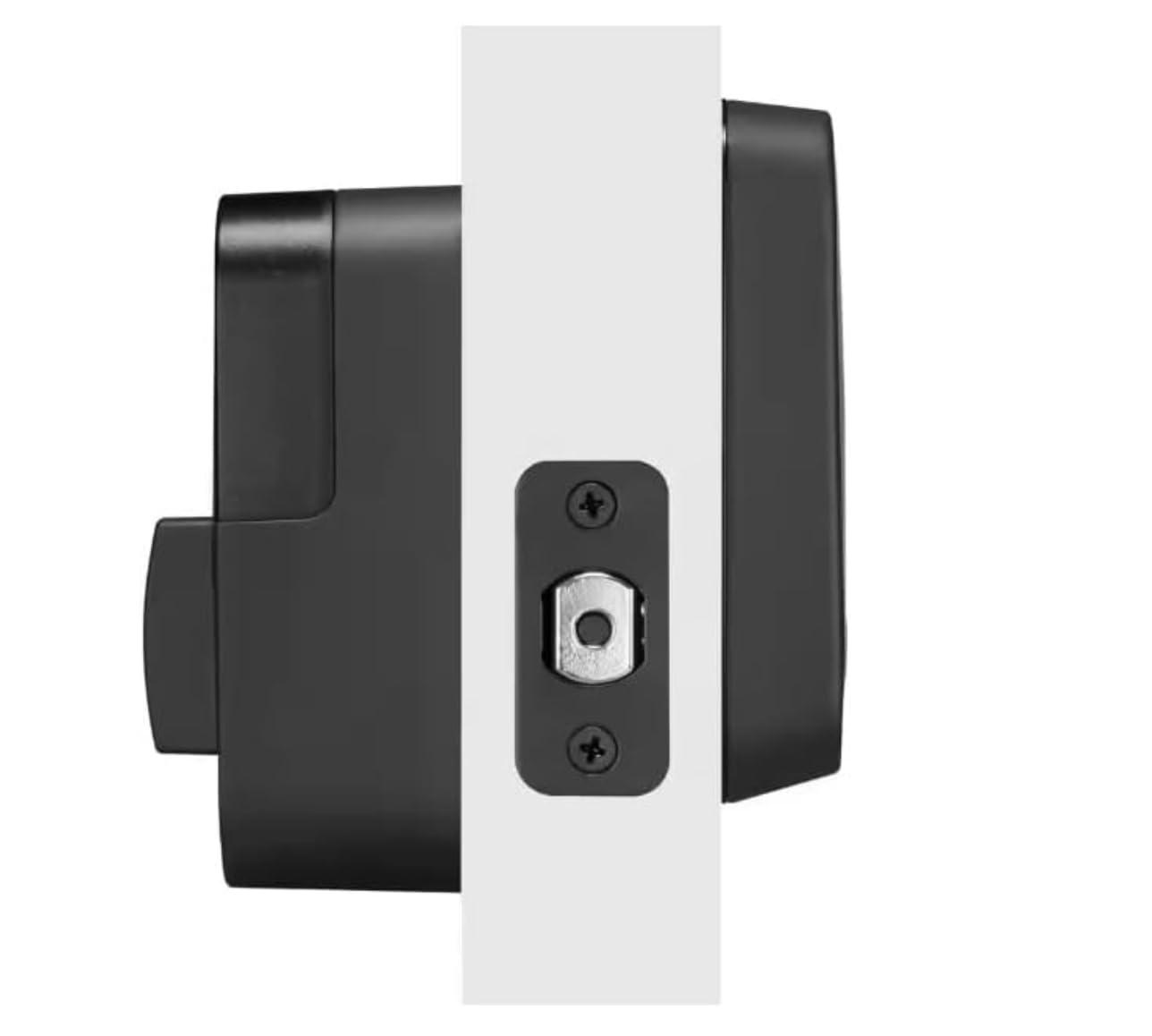 Assure Lock 2; Smart Door Lock with WiFi and Touchscreen Keypad; Black Suede