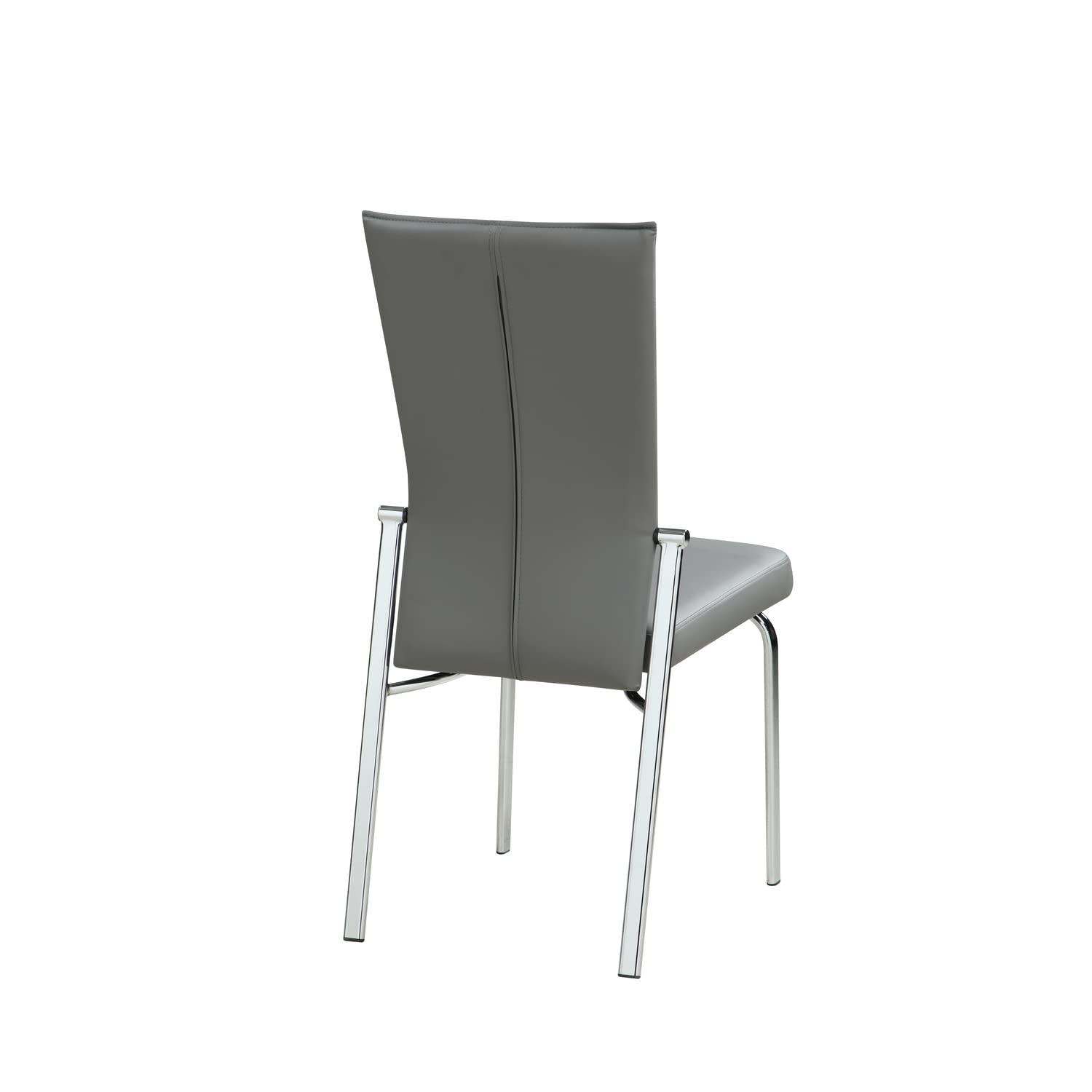 Chintaly Motion Back Side Chair - Set Of 2, Gray