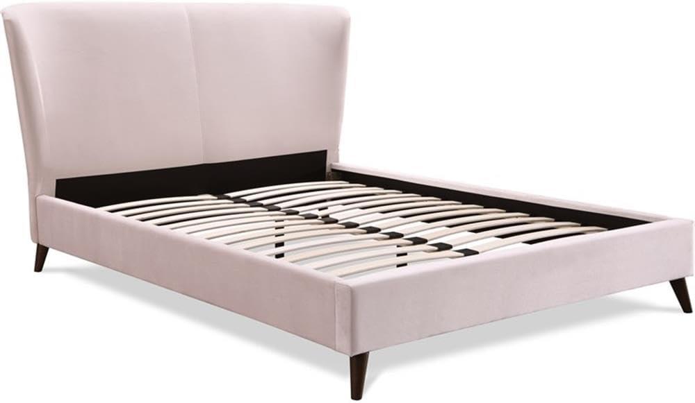 Adore Decor Adele Jupiter Wingback Upholstered Platform Bed